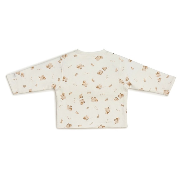 ROOTS BABY LAMB REVERSIBLE CARDIGAN - Picture 2 of 5